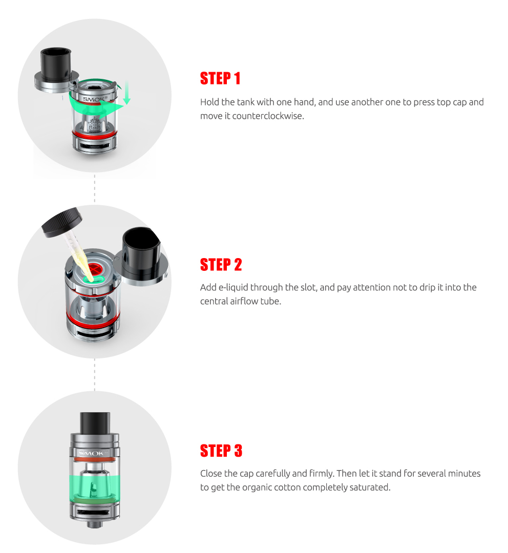 SMOK Stick V8 Baby Coild&Tank with Top Refill System