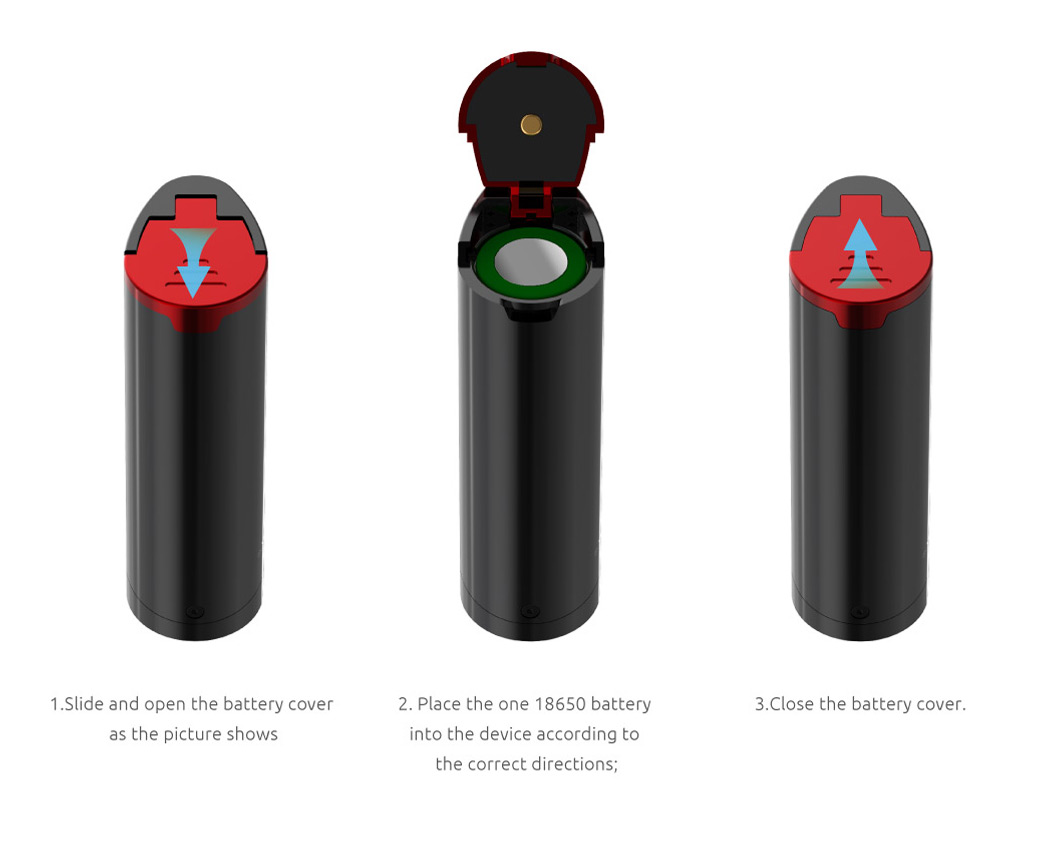 SMOK Priv V8 Kit Battery Installation Guide