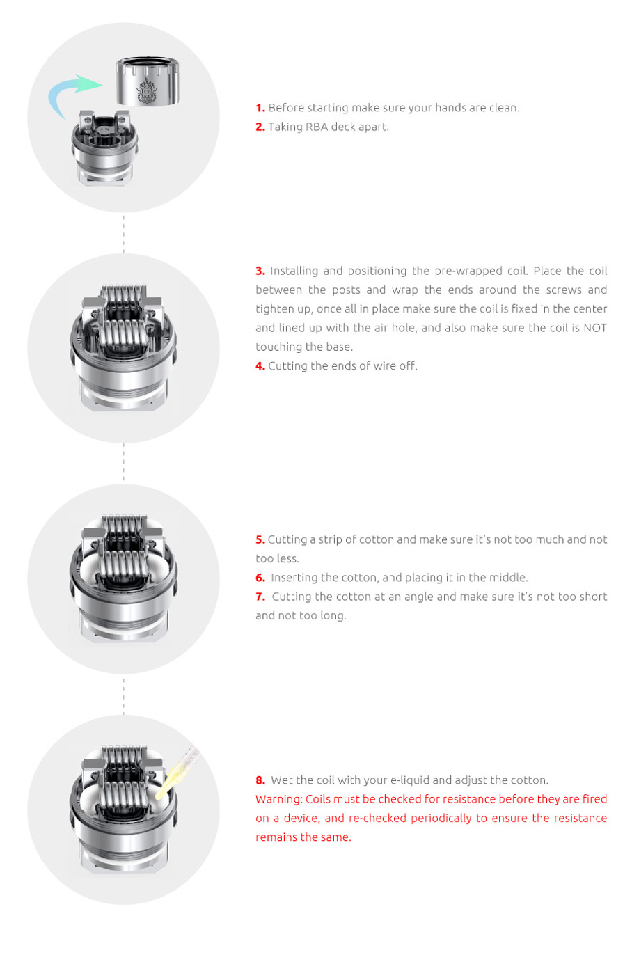 SMOK Priv V8 - How to Build the RBA Guide