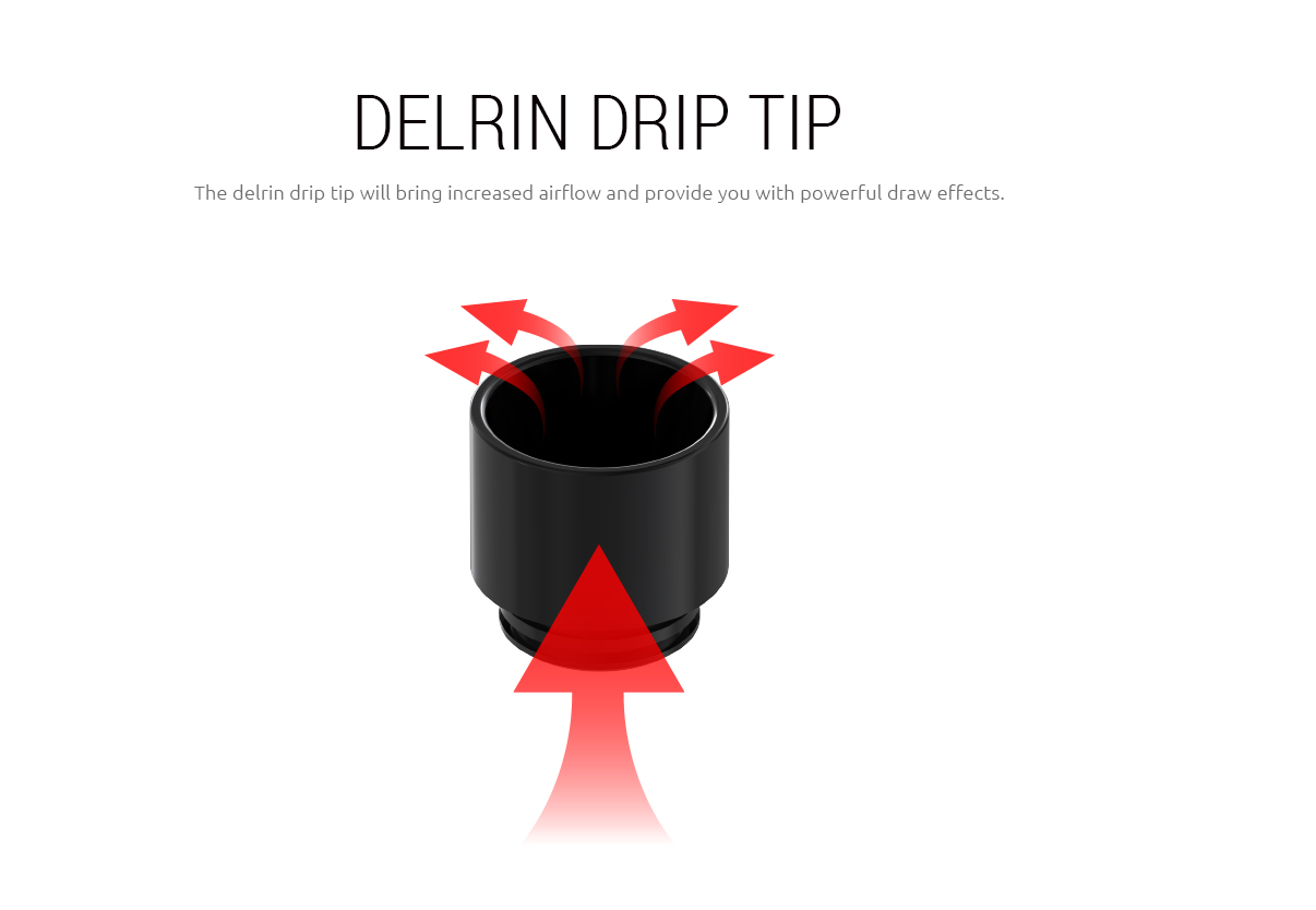 Delrin Drip Tip - SMOK Stick X8 Vape 
