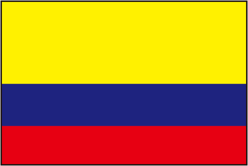 Republic of Colombia flag