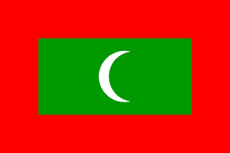 The Republic of Maldives flag
