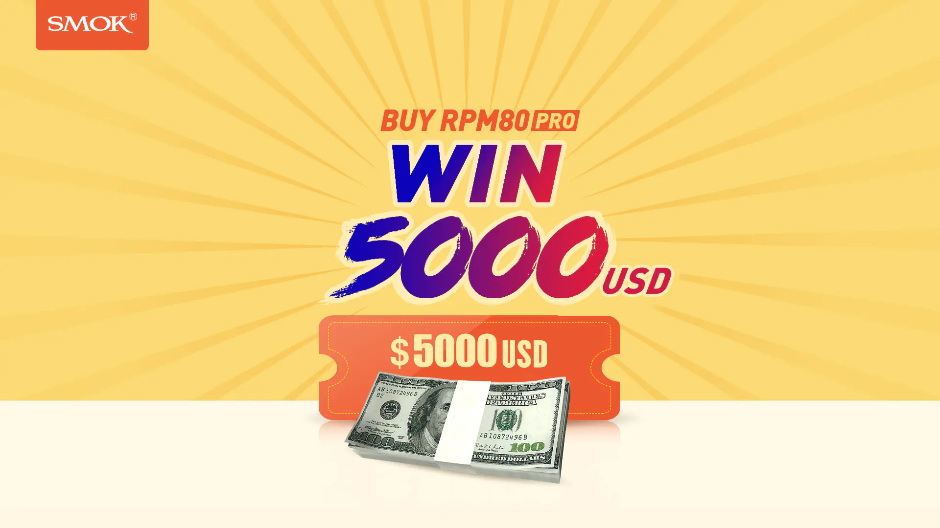 Lucky Draw! Win $5000 USD!! cover image