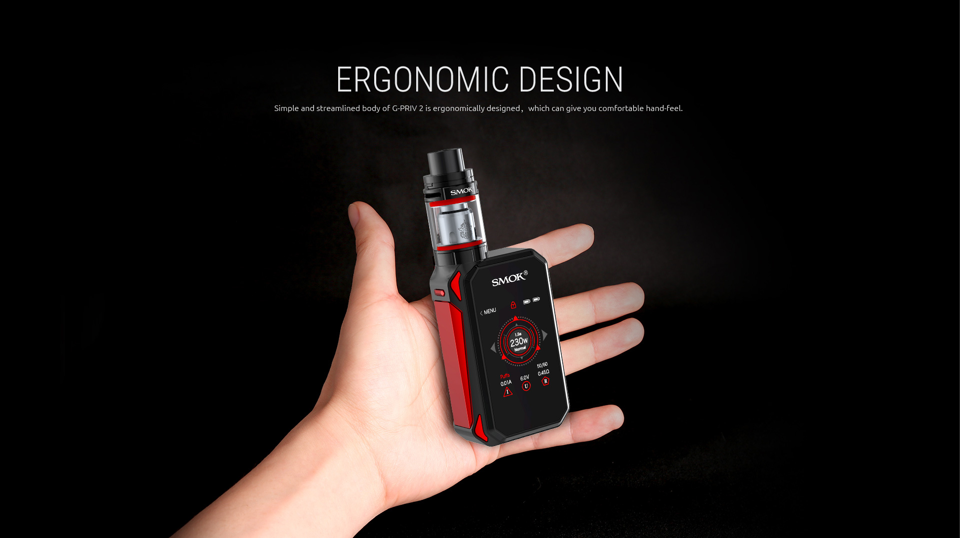 SMOK G-Priv 2 Kit with Ergonomic Design