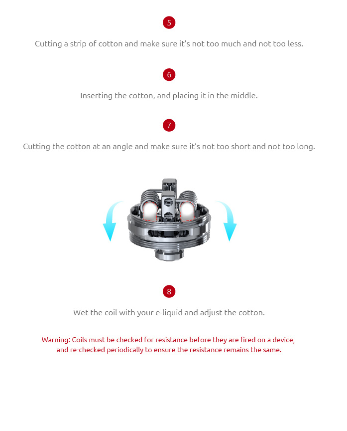 Web the Coil And Adjust The Button - SMOK G-Priv 2 Coil 