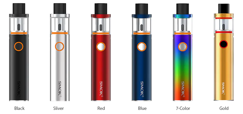 6 Colors Available for SMOK Vape Pen 22 Kit