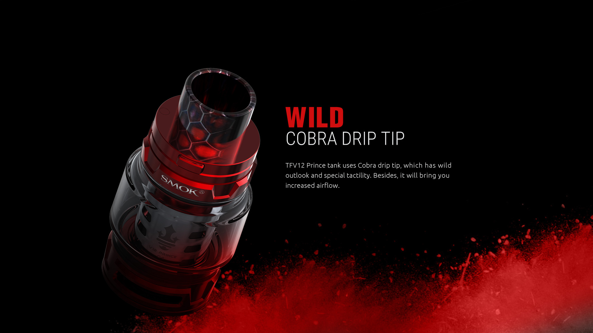 Wild Cobra Drip Tip for SMOK TFV12 Prince