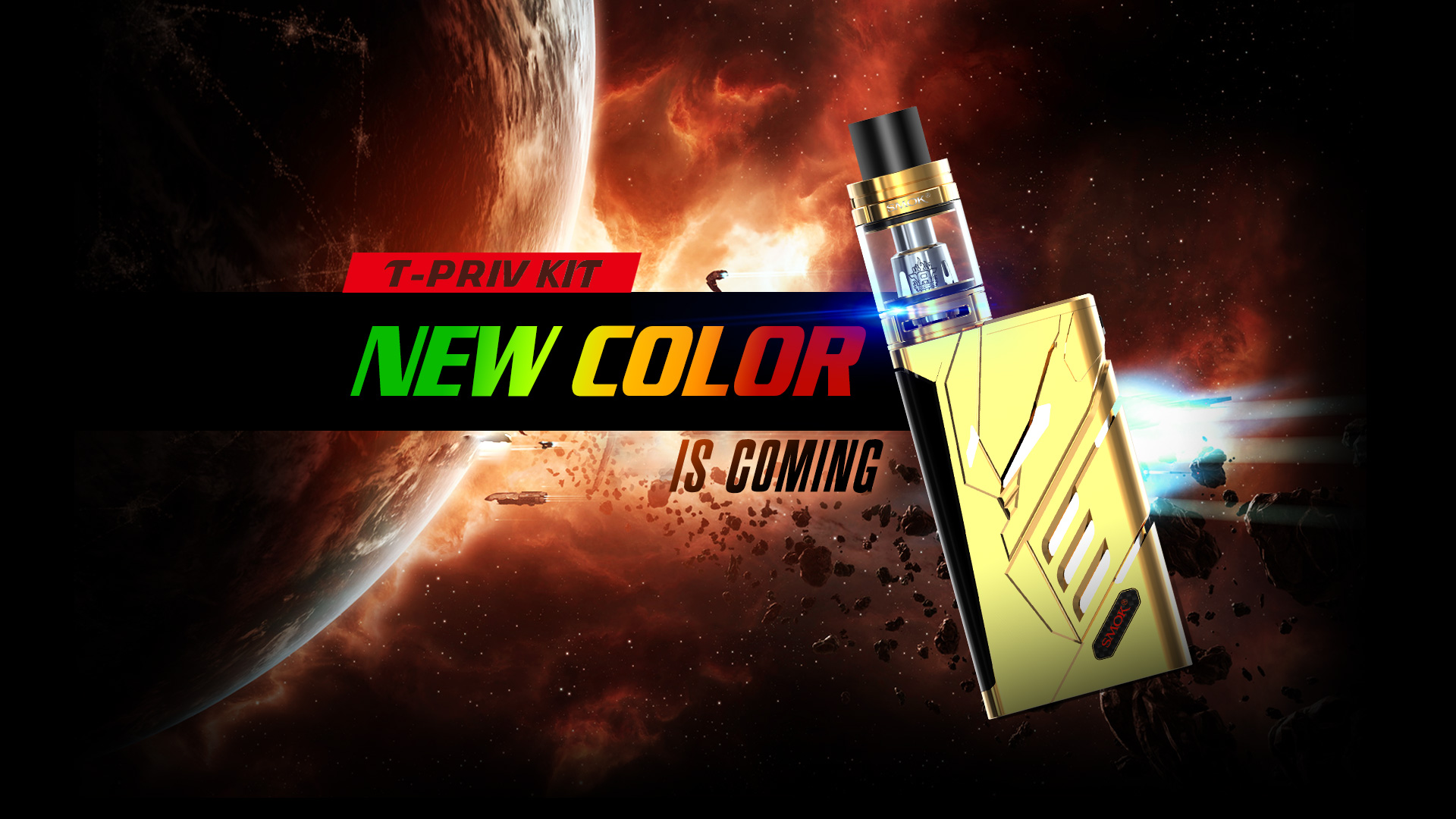 New SMOK T-PRIV Kit Color is Coming