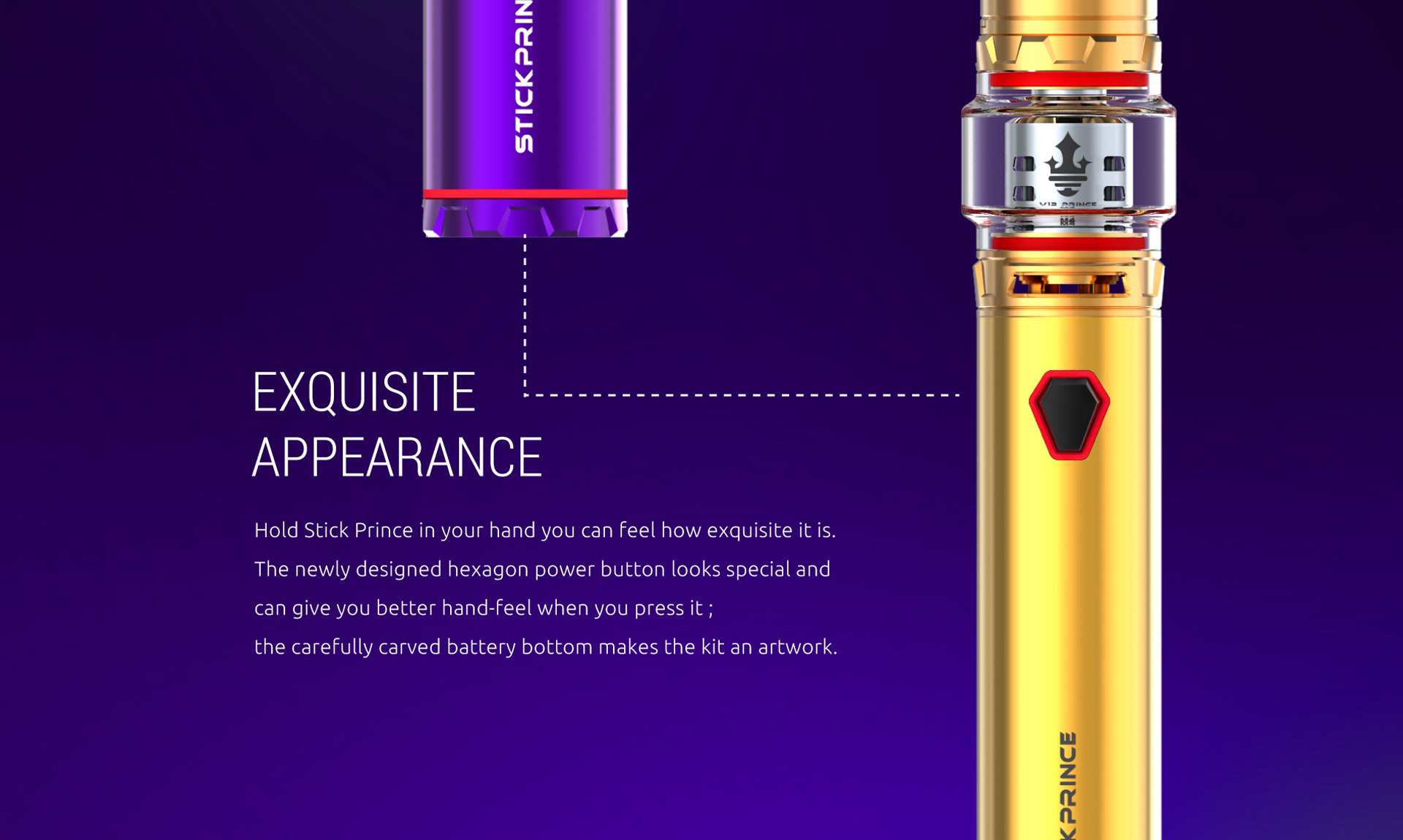 SMOK Stick Prince Mod with Exquisite Appearance