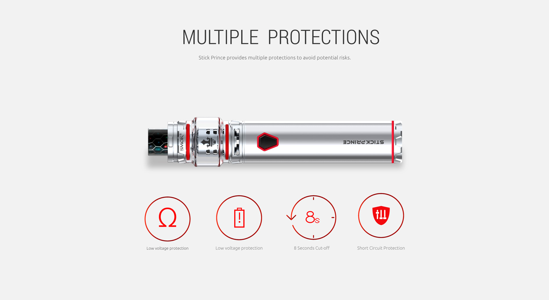 SMOK Stick Prince Kit&Mod with Multiple Protection