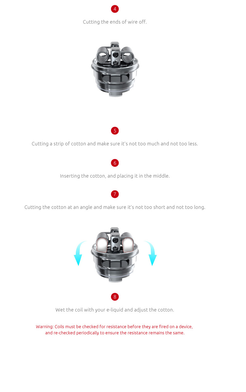 Cutting The Ends Of Wire Off - SMOK G-Priv 2 Coil&Tank 