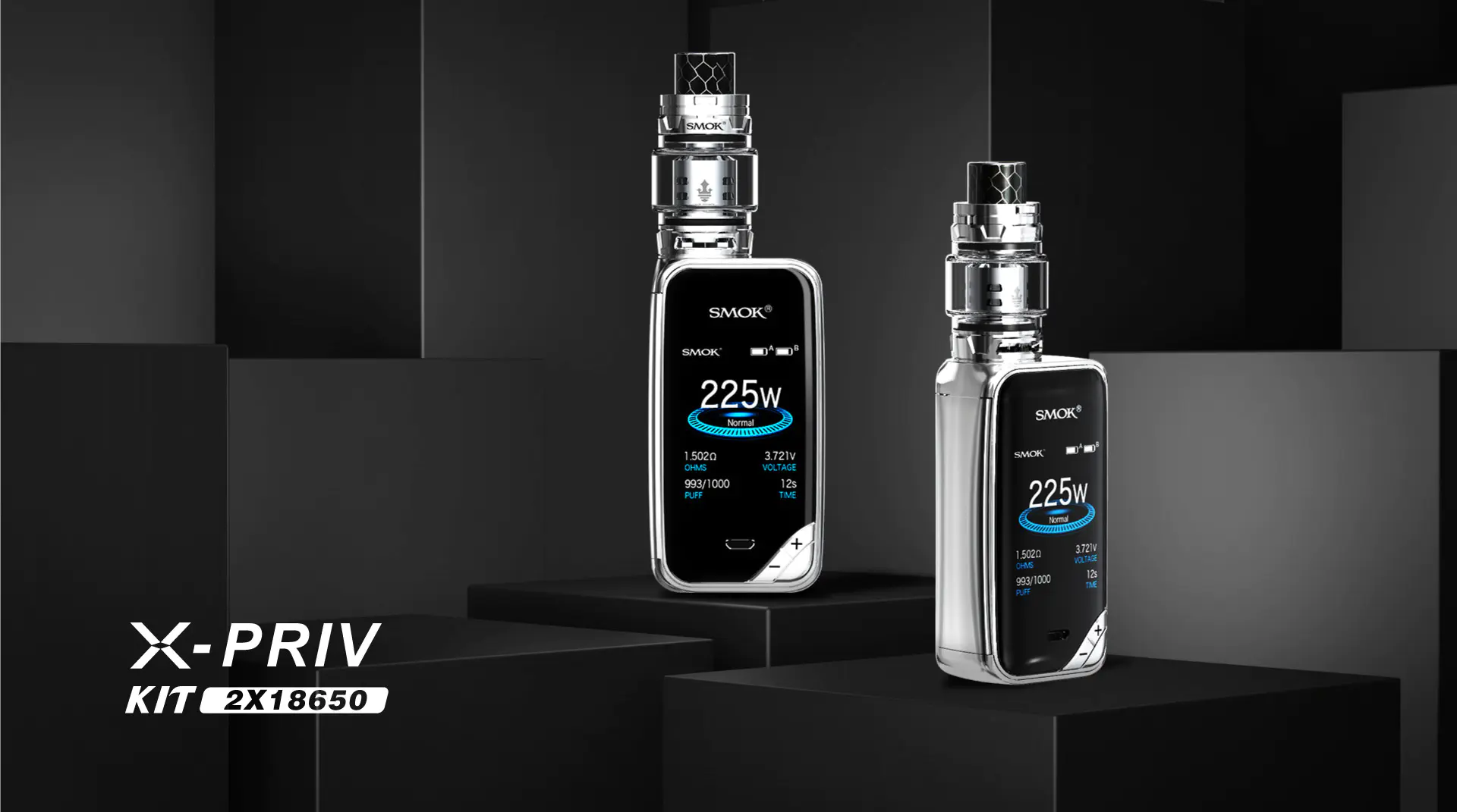 Beautiful Gray Finish of SMOK X-Priv Kit