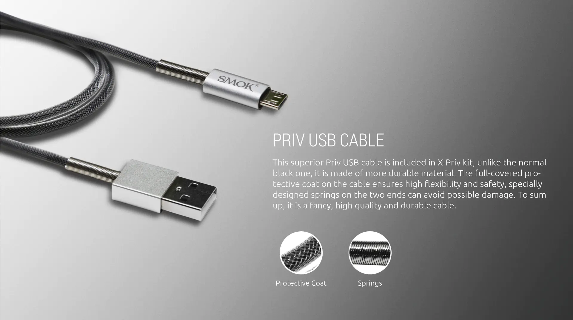 Priv USB Cable of SMOK X-Priv Kit