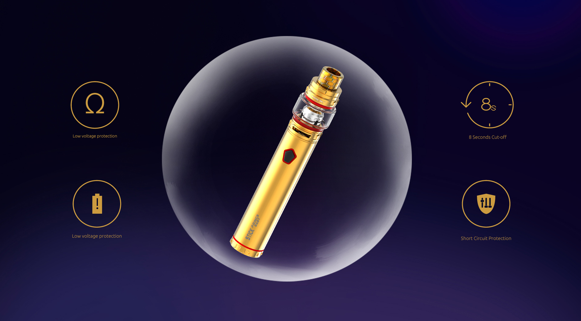 SMOK Stick Prince Baby Kit&Mod with Multiple Protections