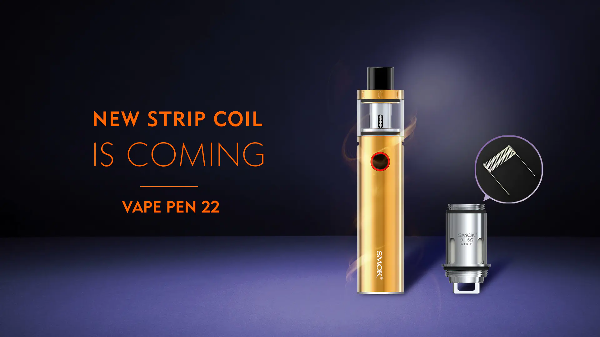New Strip Coil is Coming-SMOK Vape Pen 22 Kit