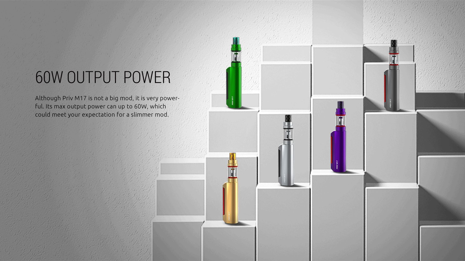 SMOK Priv M17 Battery with 60W Output Power