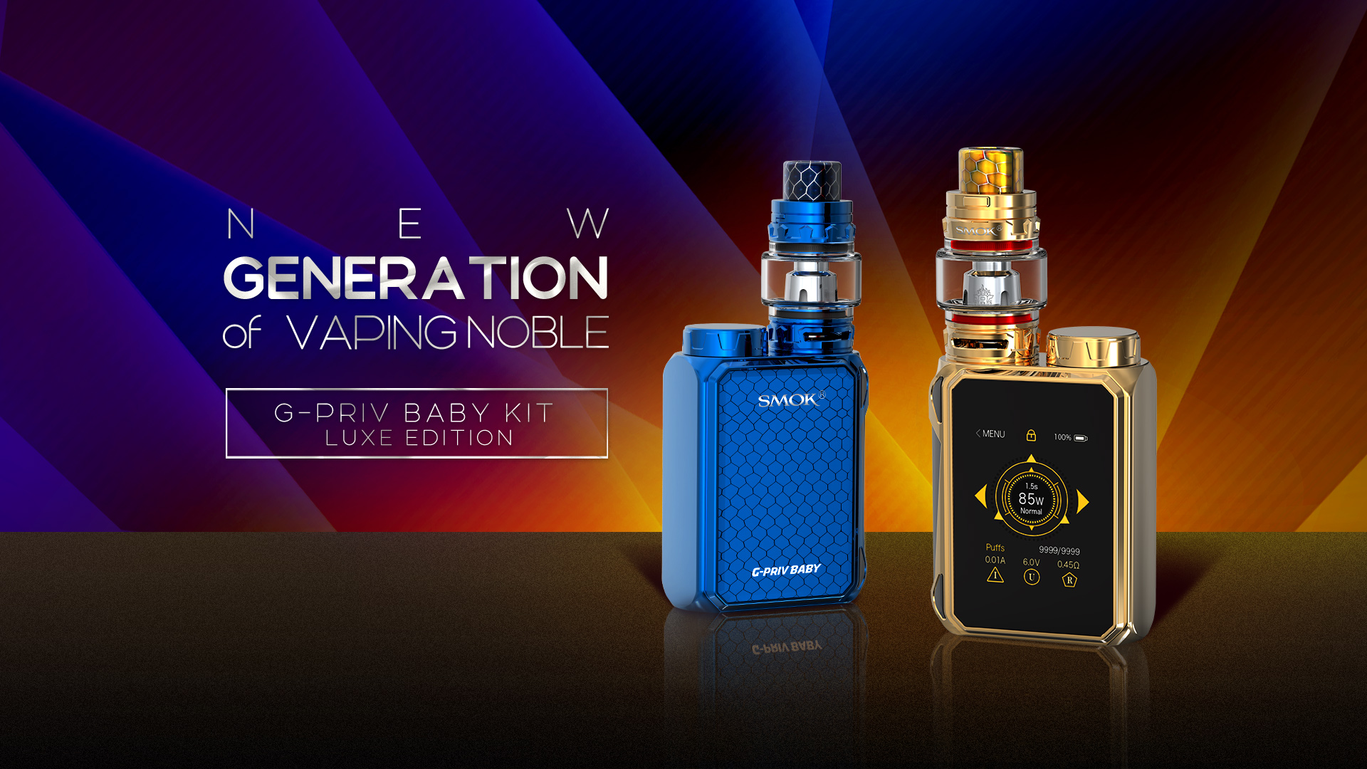 New Generation of Vaping Noble - SMOK G-Priv Baby Luxe Edition 