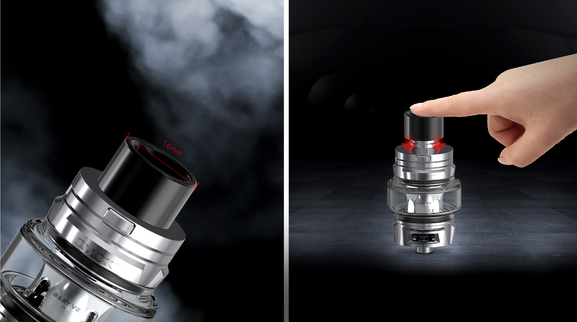 16mm V2 Baby Exclusive Delrin Drip Tip for SMOK Species Kit