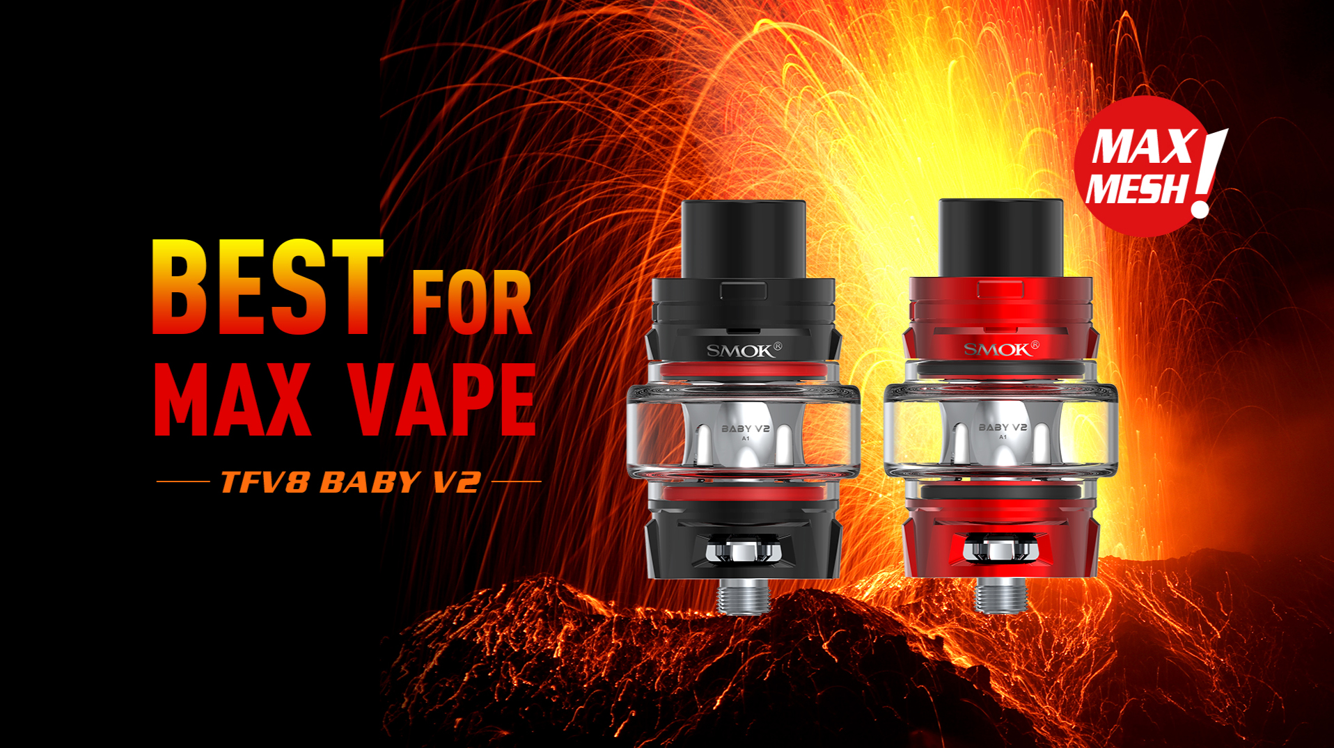 TFV8 Baby V2 is Best fit of SMOK Species Kit