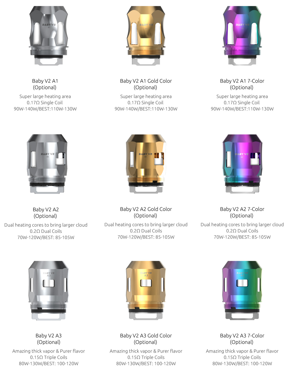 Coil Family for SMOK Mag Grip Baby V2 