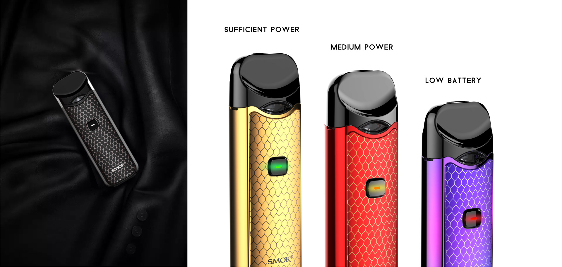 Intelligent Battery Life Indicator - SMOK Nord Pod