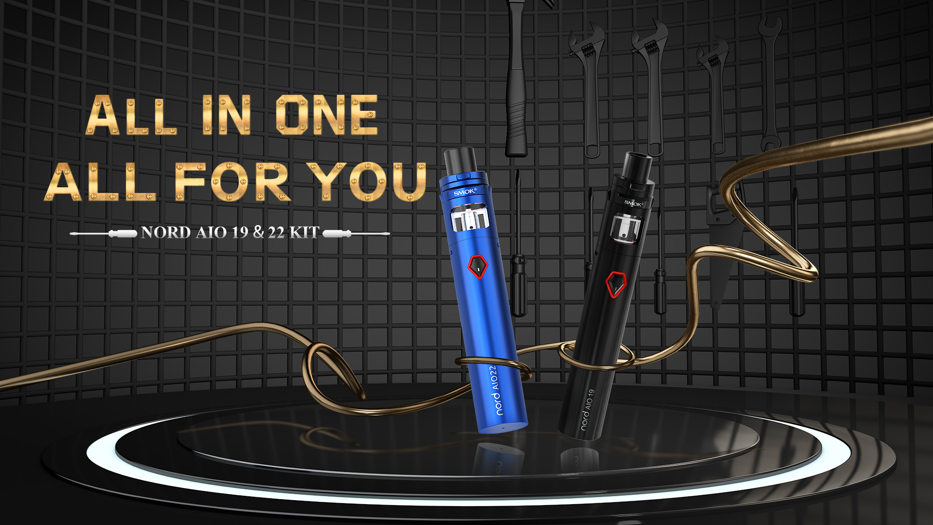 SMOK Nord AIO 19& Nord AIO 22 Kit is All in One All for You