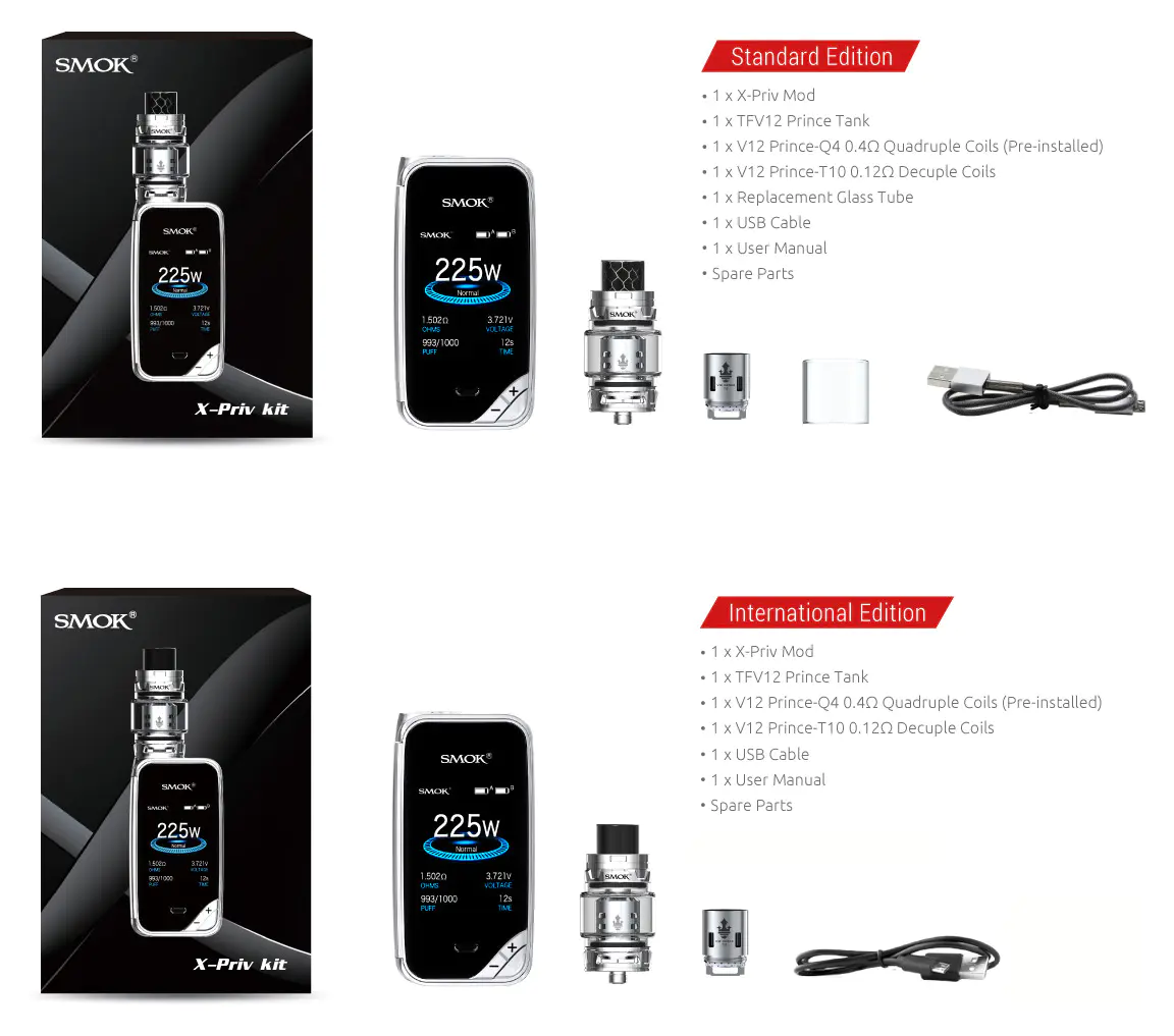 2 Editions of SMOK X-Priv Kit