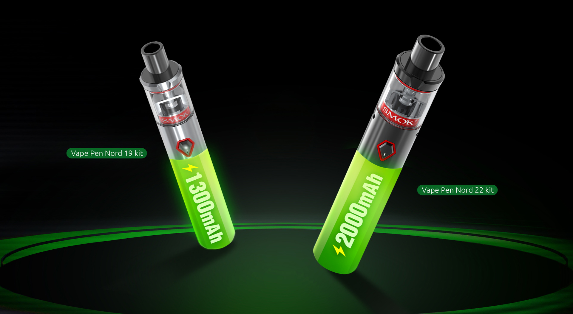 SMOK Vape Pen Nord 19&22 Kit with High Capacity Rechargeable Lithium Battery