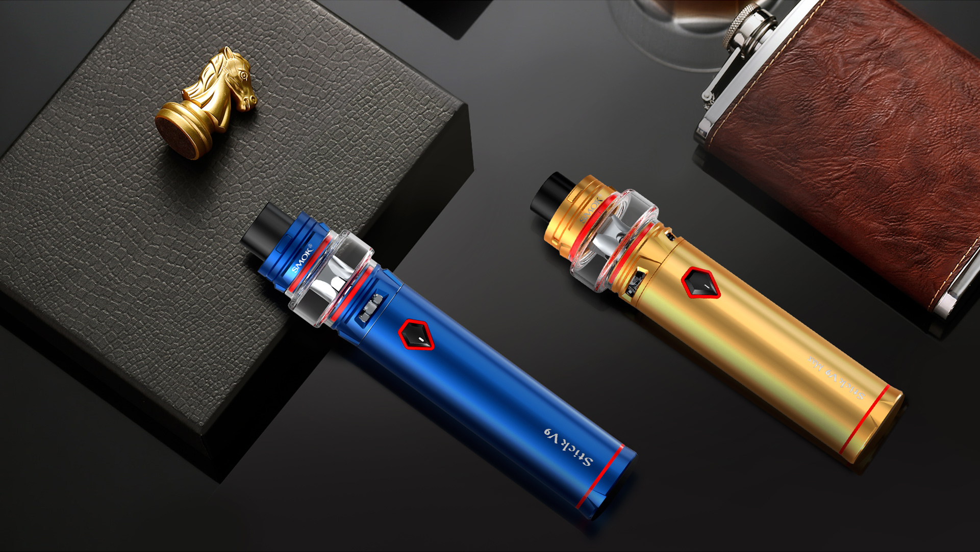 Blue and Gold SMOK Stick V9&Stick V9 Max Kit