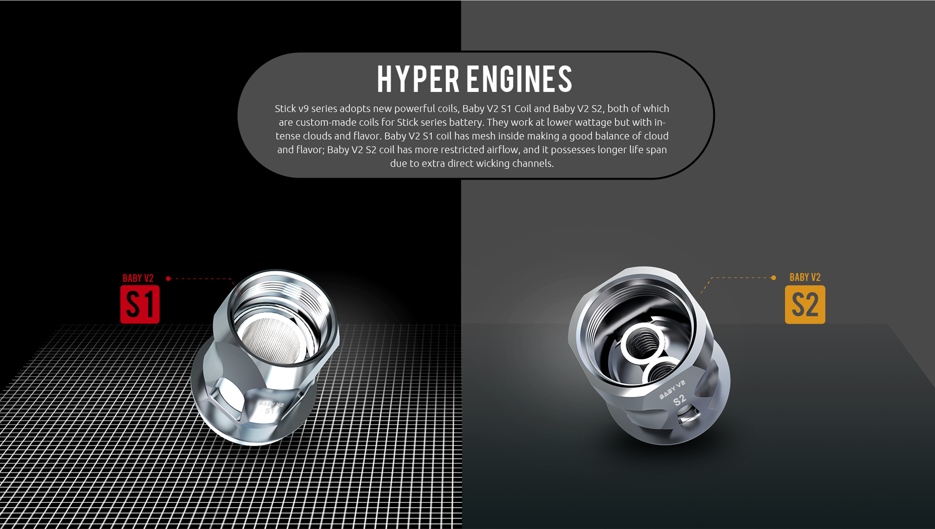 Hyper Engines - SMOK Stick V9&Stick V9 Max Kit