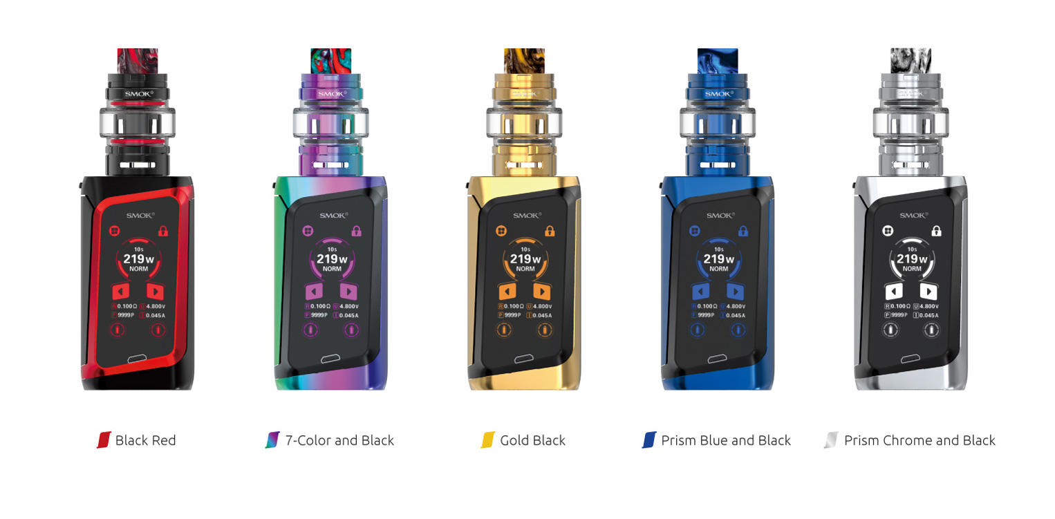 8 Colors Available for SMOK Morph 219 Kit