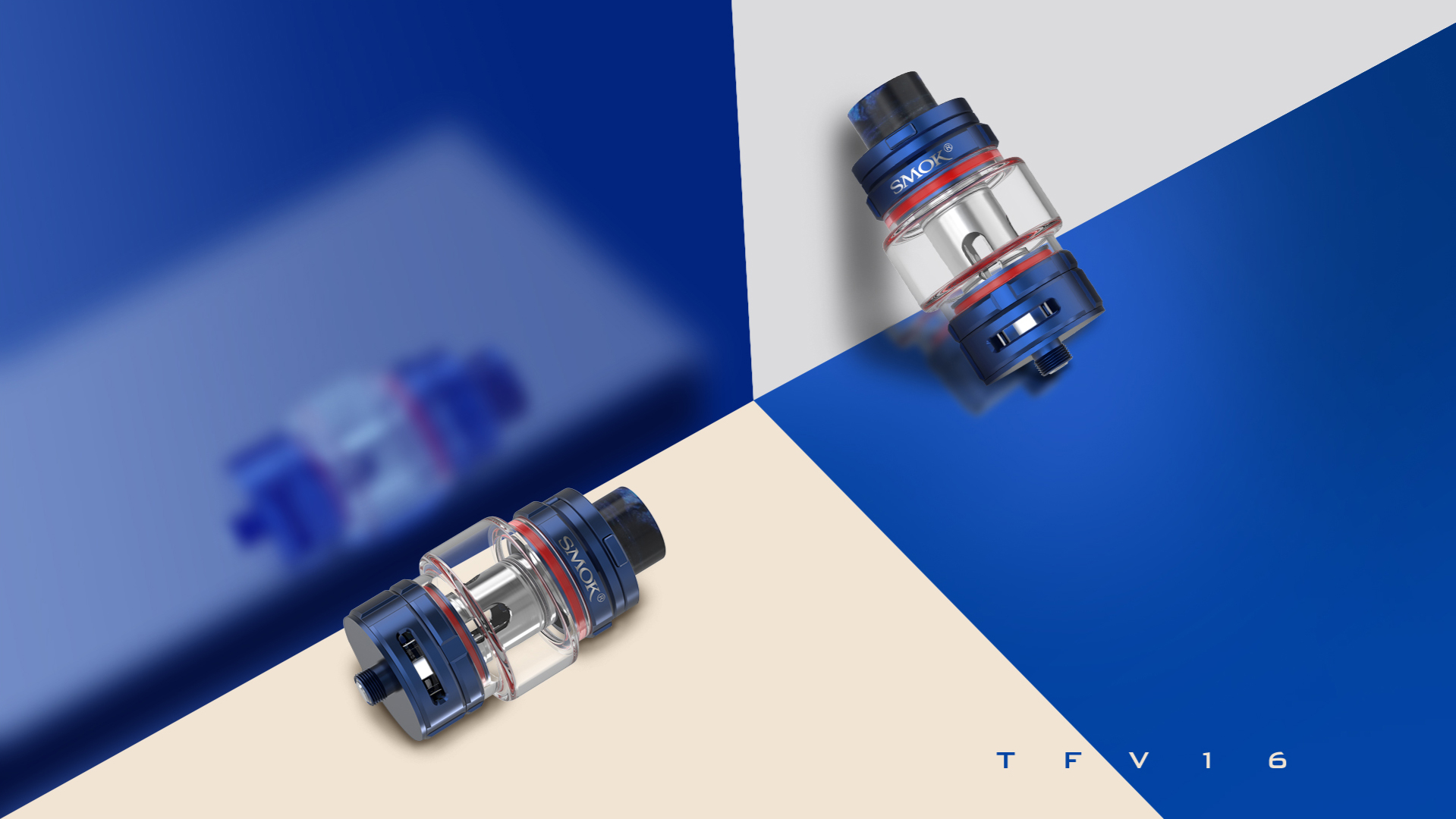 Noble Dark Blue Finish of SMOK TFV16 Tank