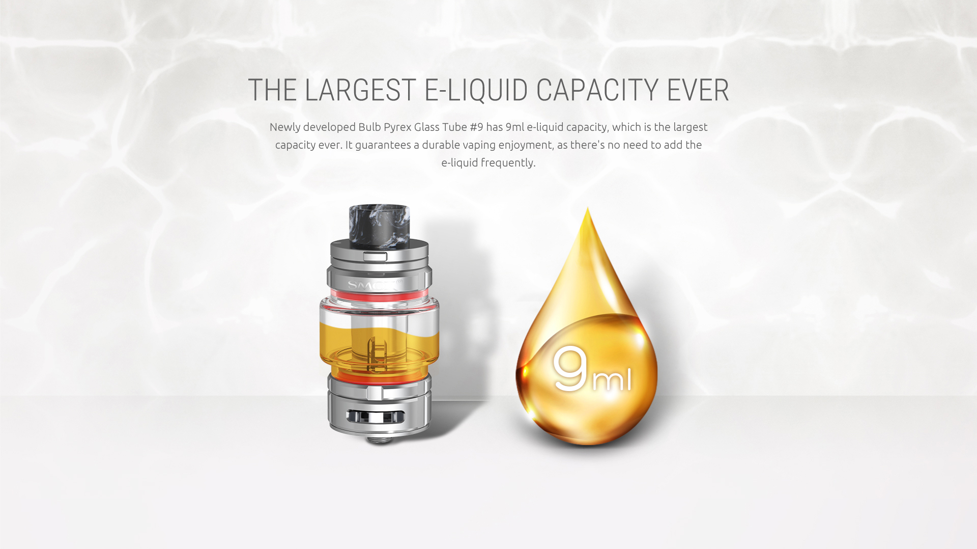 The Largest E-Liquid Capacity Ever-9ml SMOK TFV16 Tank