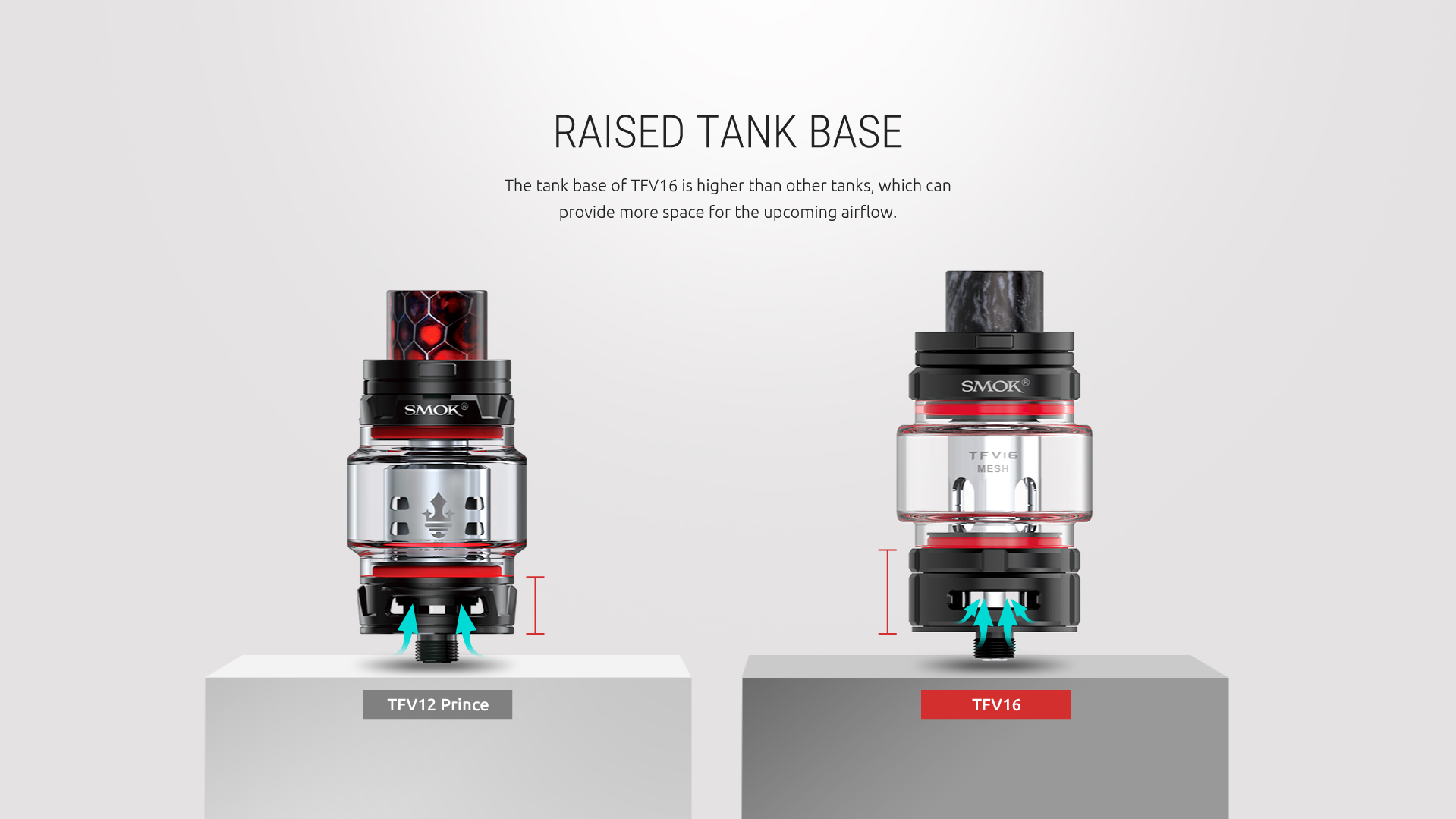 SMOK TFV16 Tank Raised Tank Base