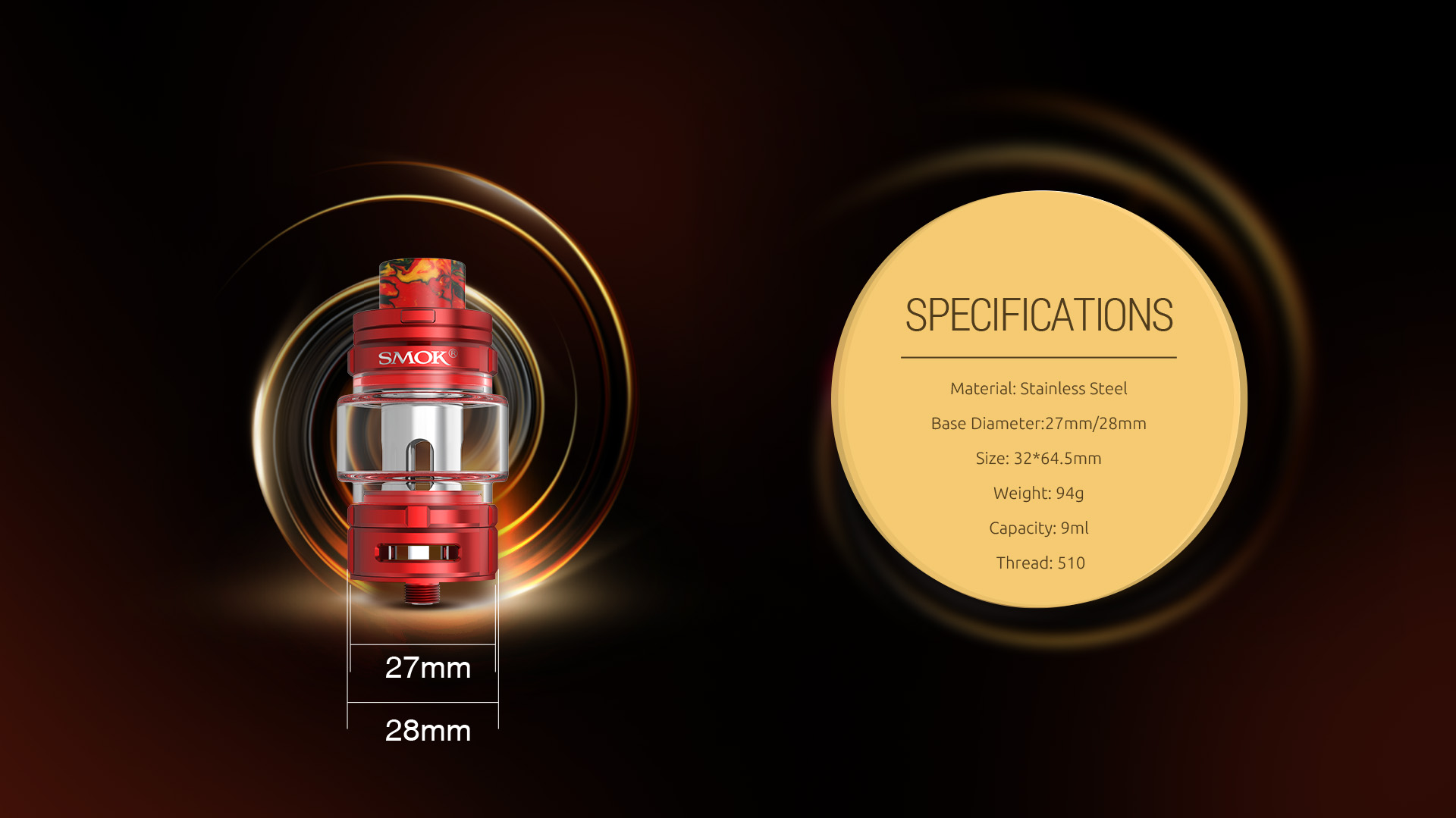 The Specifications of SMOK TFV16 Tank