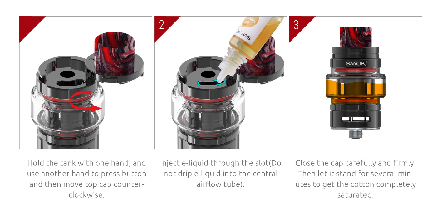 How to Fill E-Liquid to SMOK Morph 219 Kit