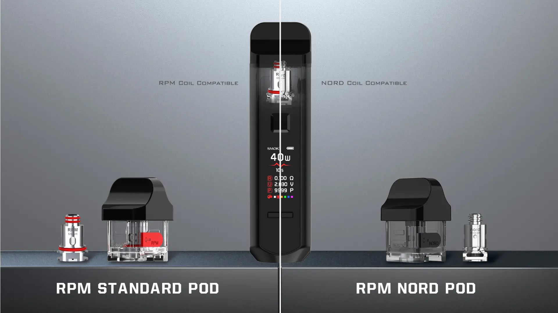 SMOK RPM40 is Nord Coil Compatible