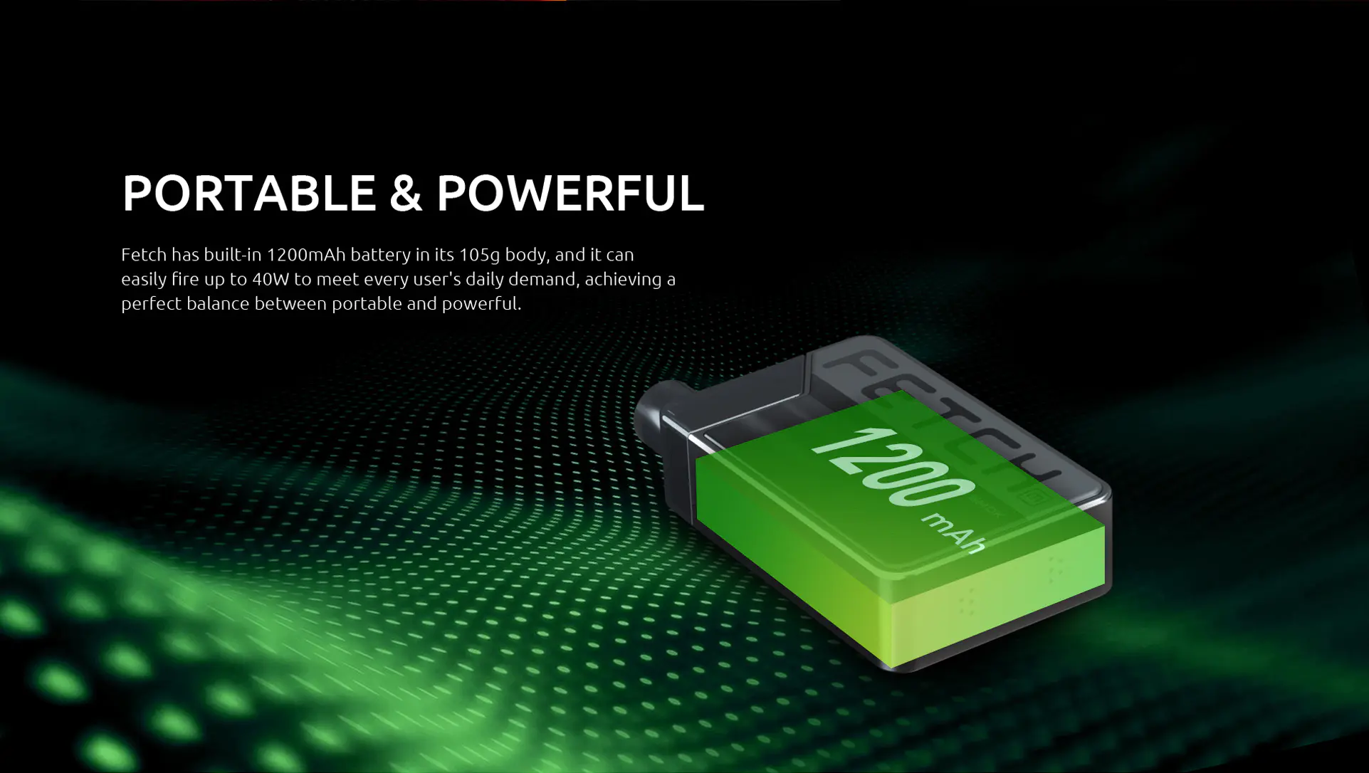 SMOK Fetch Mini Has a 1200mAh Built-In Battery