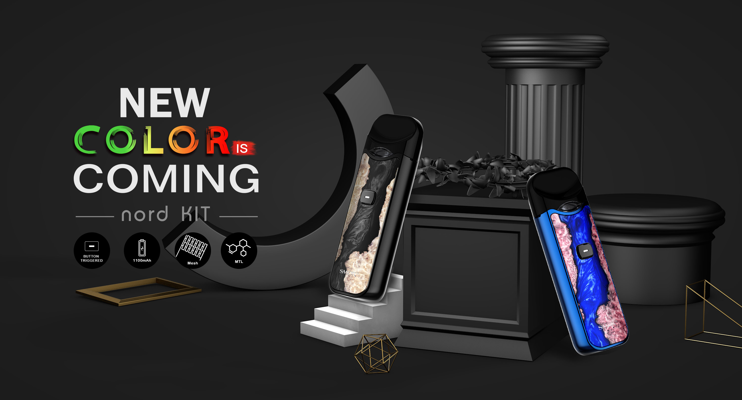 The New SMOK Nord Pod Kit Color is Coming