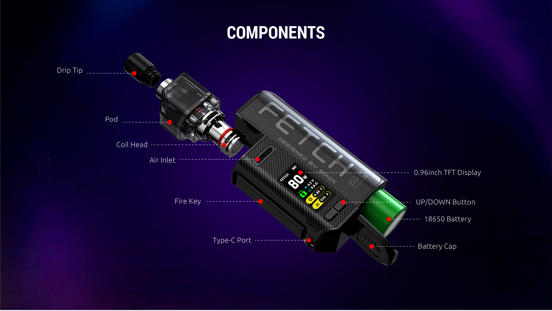 FETCH PRO - SMOK® | Innovation Keeps Changing the Vaping Experience