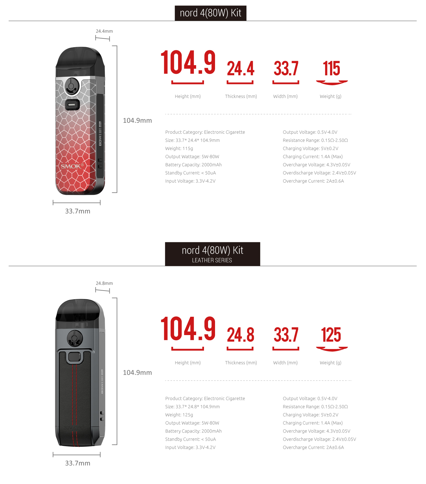 SMOK Nord 4 80W Pod Kit 2000mAh UAE Al Ain