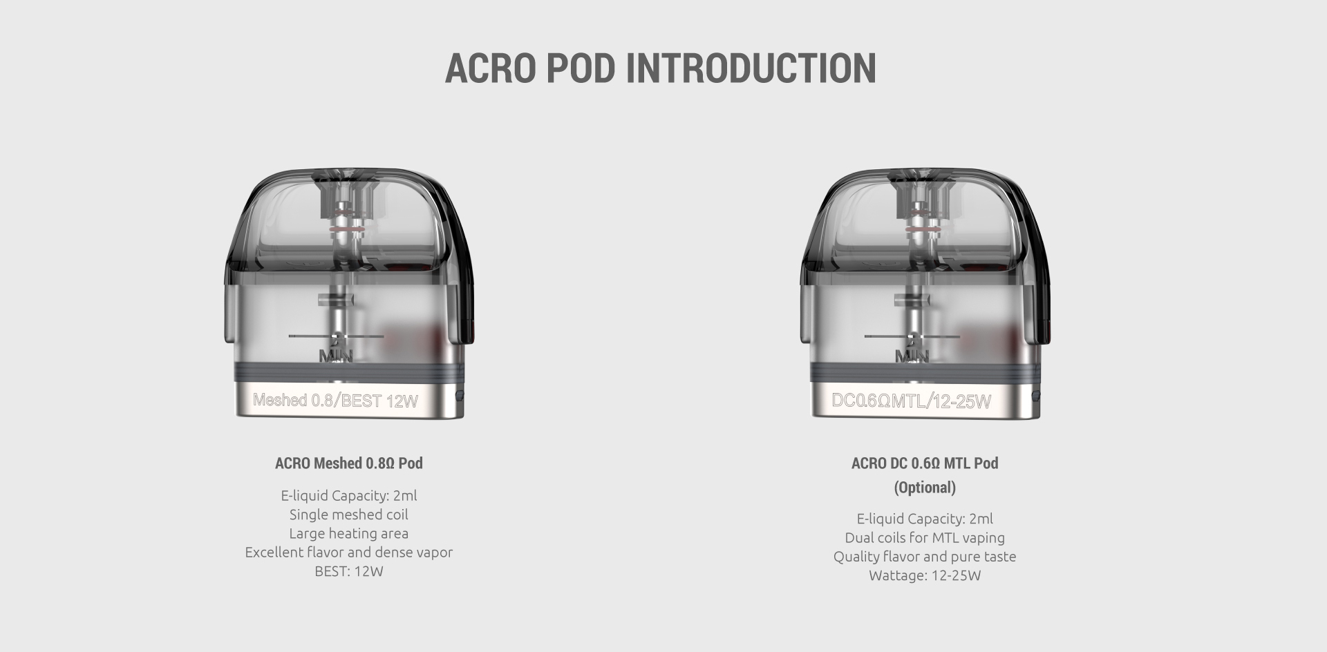 SMOK ACRO REPLACEMENT PODS IN DUBAI