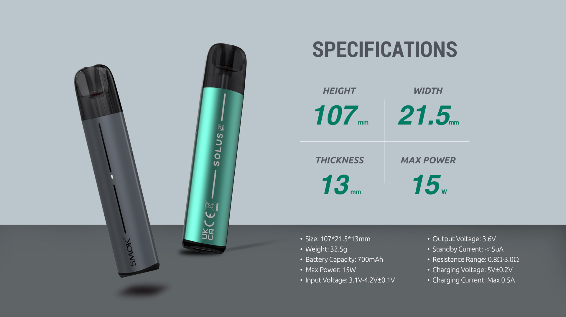 Solus 2 | Smok México | $470