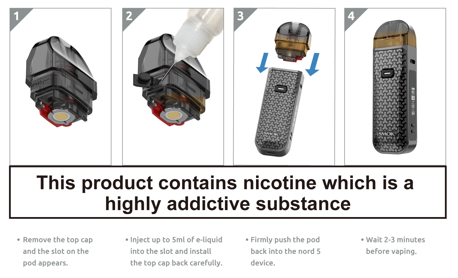 SMOK NORD 5 POD CARTRIDGE DUBAI