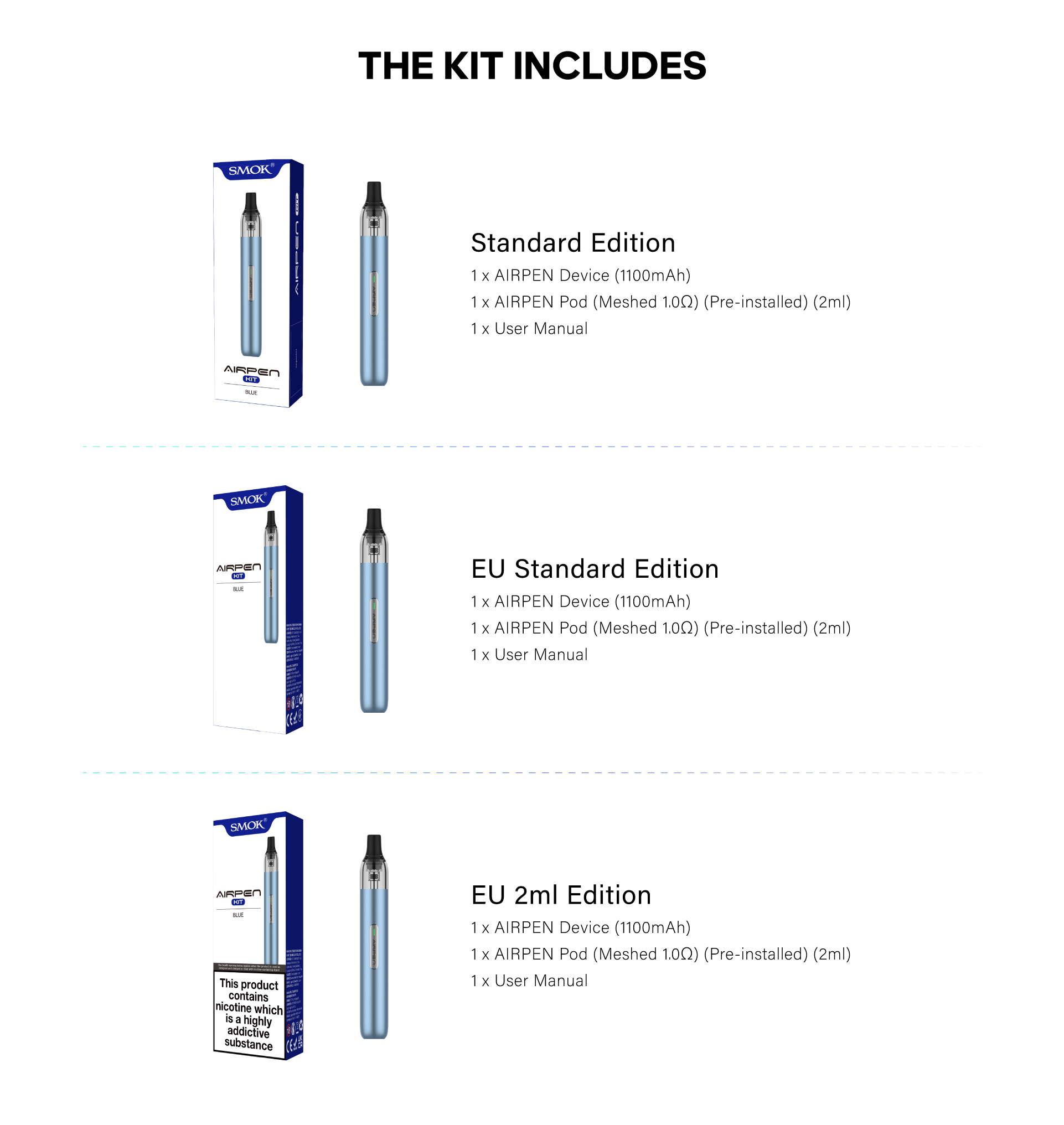 elfbar nachfüll pod läuft aus Résistance de remplacement pour eCigarette Vape Pen Smoktech