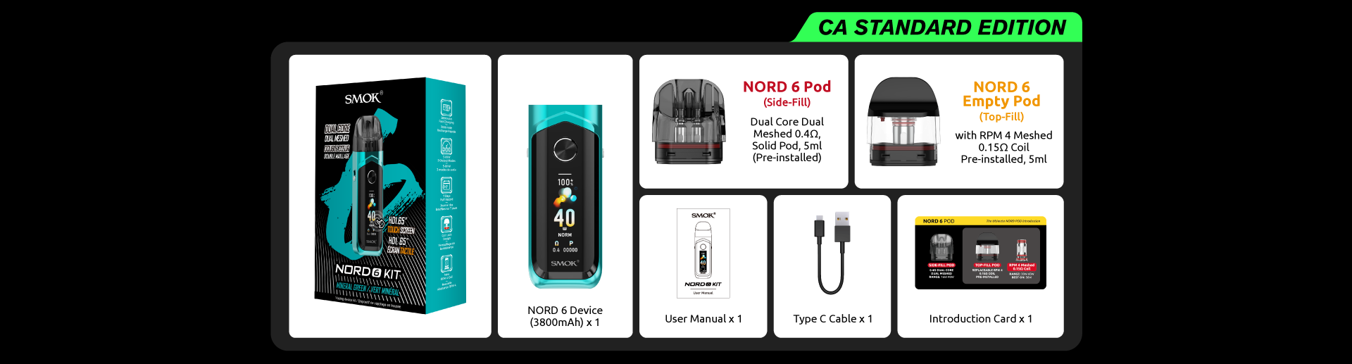 smok nord accessories NORD 6 KIT
